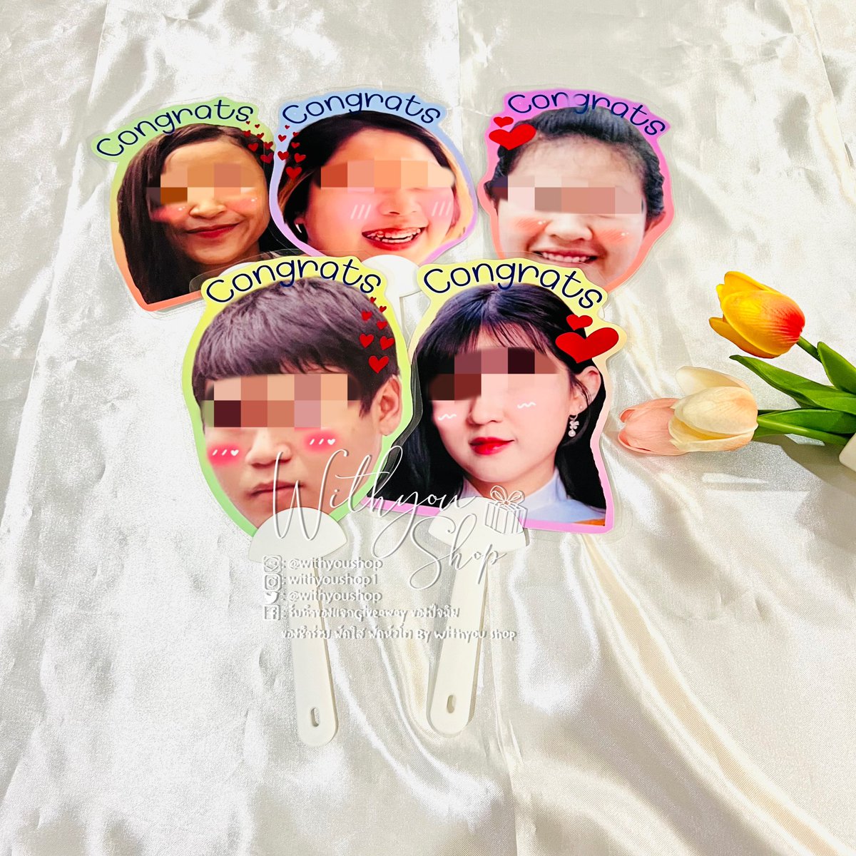 WithyouShop's tweet image. พัดสั่งทำลดราคา #รับทำพัด #พัดใส #พัดหัวโต ตย.ลูกค้าสั่งทำ🙏🏻
👉🏻ราคาโปร มินิ25฿ จัมโบ้45฿
👉🏻เป็นโฟโต้เคลือบ
👉🏻มีด้านเดียว
👉🏻ด้ามสีขาว
#ของปัจฉิม #ของขวัญรับปริญญา #ของขวัญปัจฉิม ปัจฉิม #พัดกลม #รับทำของแจก #รับทำgiveaway #Giveaway #รับปริญญา #ของแจกหน้าคอน #ของแจกแฟนคลับ