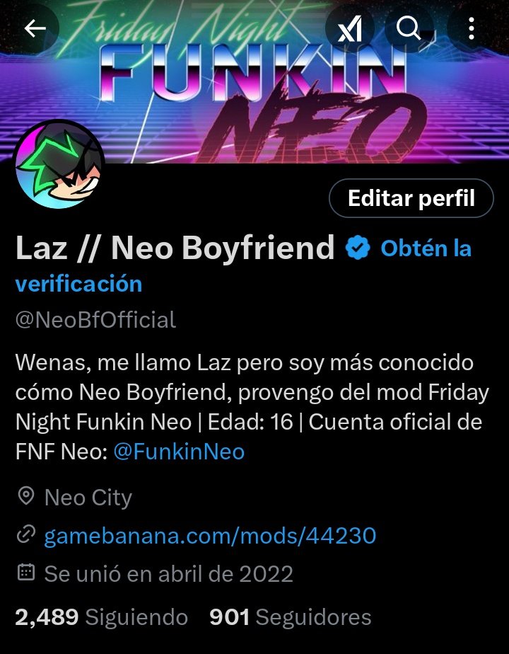 Alt_Neo_BF's tweet photo. LLEGANOS A LOS 900, NOS ESTAMOS SUPERANDO BANDA MUCHÍSIMAS GRACIAS!!!! 💚💚💚💚💚💚💚💚💚✨✨✨✨✨✨✨✨✨🫂🫂🫂🫂🫂🫂🫂🫂🫂🫂
#FunkinNeo #FNFNeo #Neo #FridayNightFunkinNeo #FridayNightFunkinNeoMod
#FNF #FridayNightFunkin #FridayNightFunkinMod https://t.co/V3rKqG9Gtv