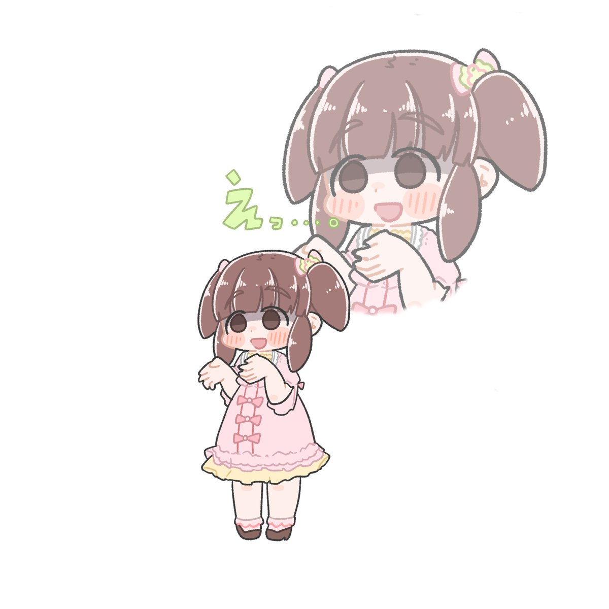 定期的にこういう表情描きたくなる 