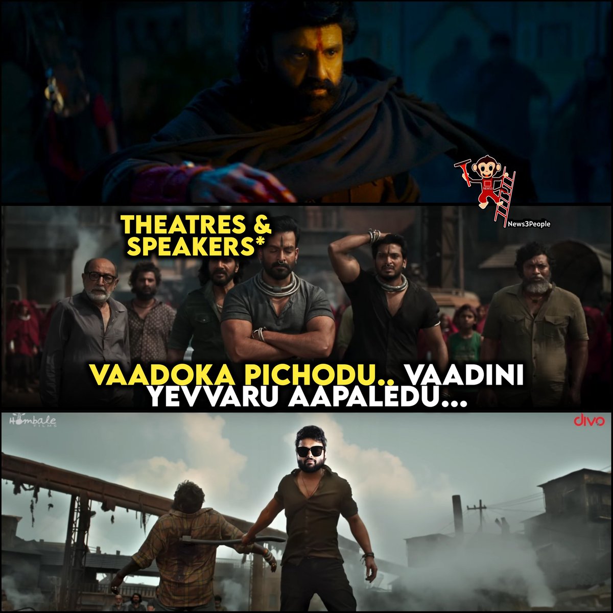 news3people's tweet image. #Thaman Anna maamulga vaayinchaledu kada 🥵🔥💥❤️‍🔥

#NandamuriBalakrishna #DaakuMaharaaj #BobbyKolli #NagaVamsi