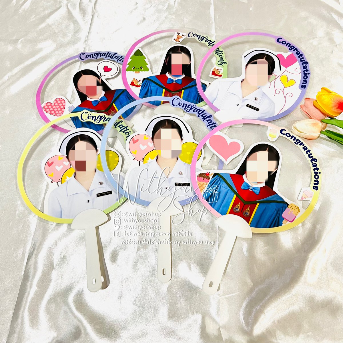 WithyouShop's tweet image. พัดสั่งทำลดราคา #รับทำพัด #พัดใส #พัดหัวโต ตย.ลูกค้าสั่งทำ🙏🏻
👉🏻ราคาโปร มินิ25฿ จัมโบ้45฿
👉🏻เป็นโฟโต้เคลือบ
👉🏻มีด้านเดียว
👉🏻ด้ามสีขาว
#ของปัจฉิม #ของขวัญรับปริญญา #ของขวัญ ปัจฉิม #ปัจฉิม #พัดกลม #รับทำของแจก #รับทำgiveaway #Giveaway #รับปริญญา #ของแจกหน้าคอน #ของแจกแฟนคลับ