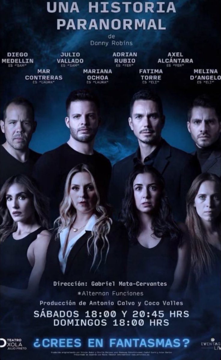 ¡Gana un pase doble para Una Historia Paranormal, mañana  a las 6:00  pm; RT y ❤️; comparte tu nombre completo, dirección y alcaldía del recinto + nombre de los productores  y tu película favorita de terror, agrega tu platillo favorito de año nuevo.  👻🎃

📍 Teatro Xola.