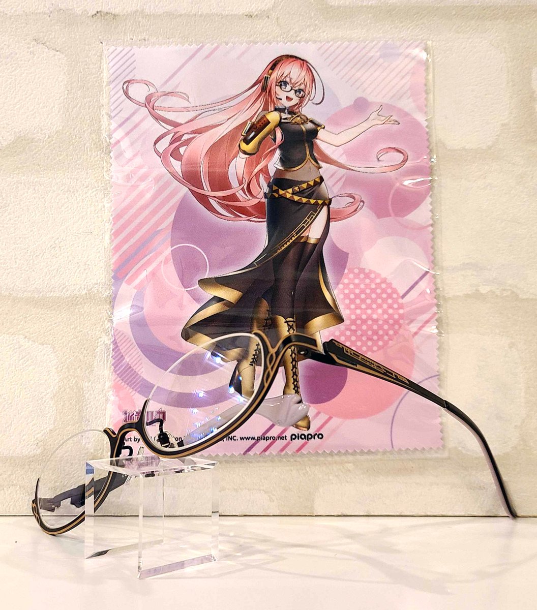 新入荷のお知らせ】 新型の巡音ルカPCメガネ『LUKA-003』が新しく入荷