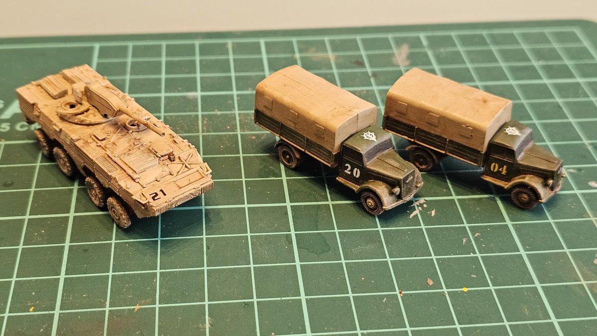 fkwgkaitnhb79's tweet photo. 144tankさんのジャンクとピットロードのドイツトラックでジオンと連邦の車両を製作。 https://t.co/GSI2Mr7avP