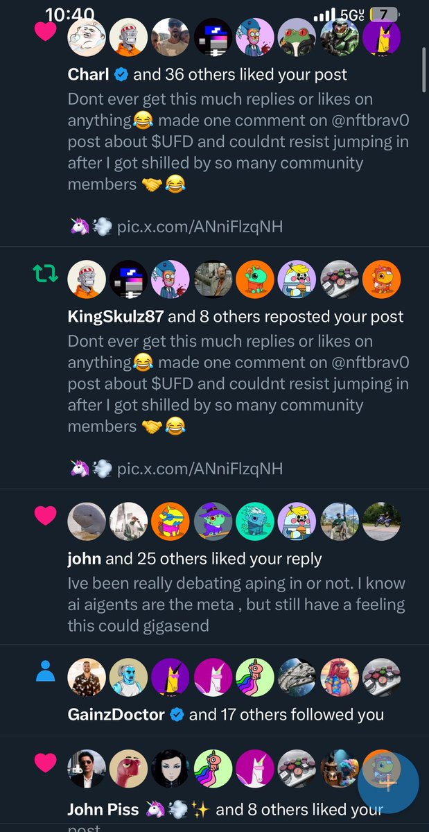 Yeah you cant change my mind

$UFD community is top tier

Join the herd , or buy higher 👀

🦄💨✨