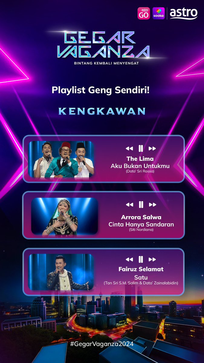norzehajr's tweet photo. Tema and lagu malam ni! #gegarvaganza2024 #gv11 #vaganzers https://t.co/vB9Foh2Ckz
