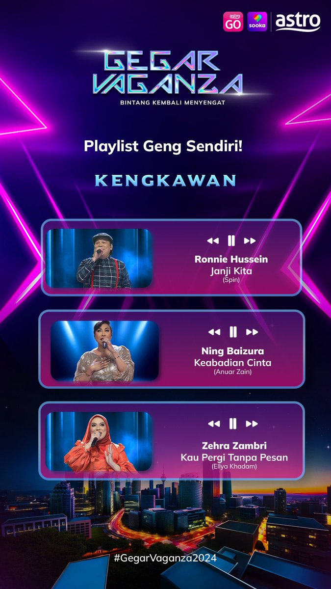norzehajr's tweet photo. Tema and lagu malam ni! #gegarvaganza2024 #gv11 #vaganzers https://t.co/vB9Foh2Ckz