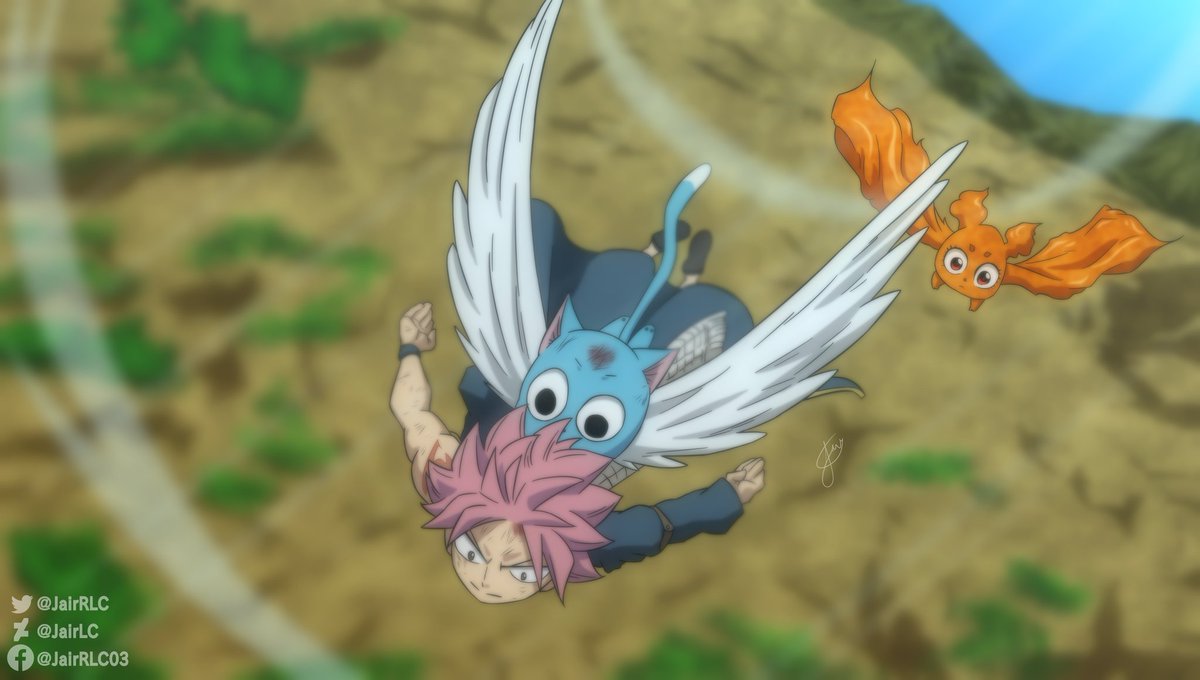 Natsu &amp; Happy (FT100YQ 176)

#FairyTail #FairyTail100YearsQuest #NatsuDragneel #Happy #AnimeStyle #mangacoloring