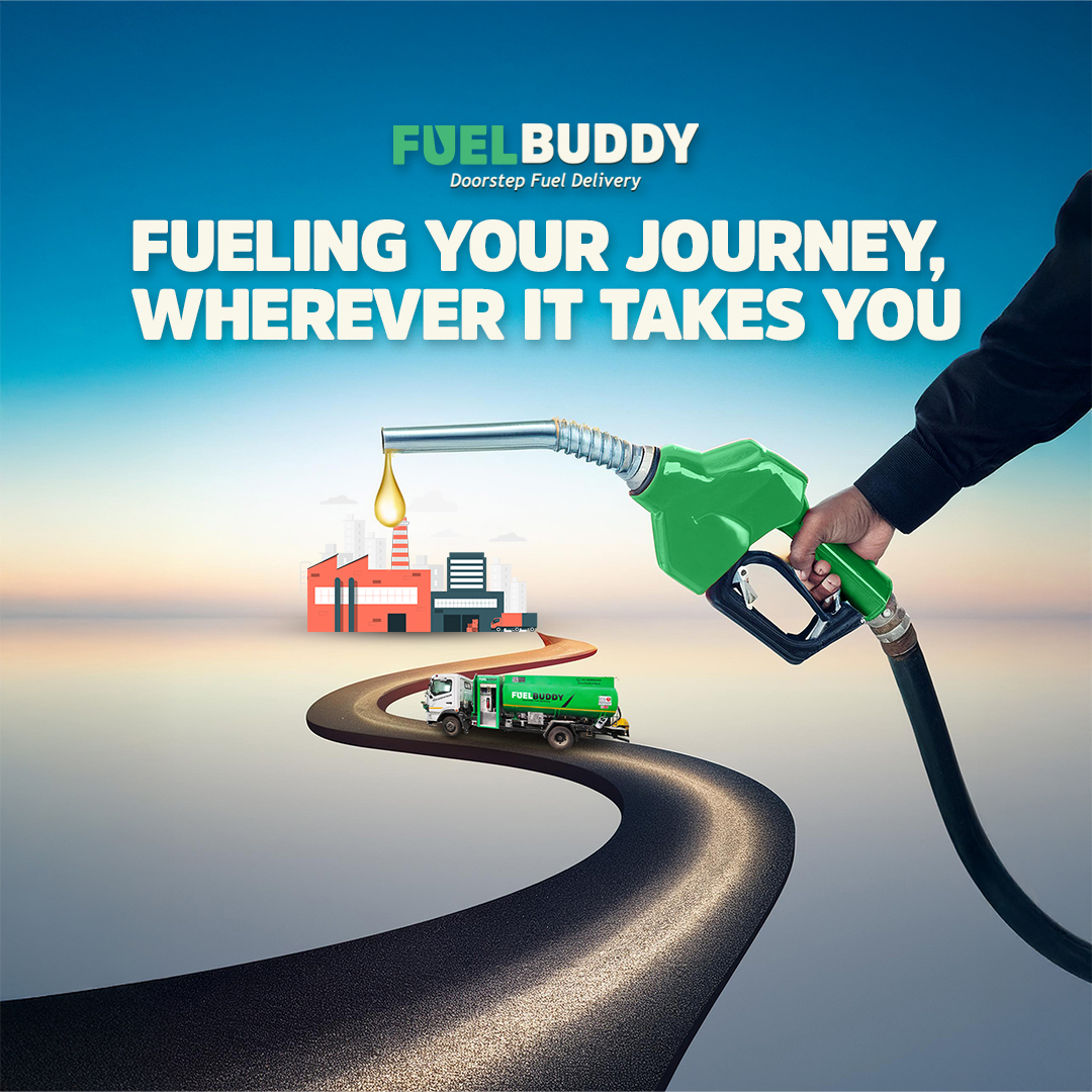 FuelBuddy_india's tweet image. No pit stops, just pure efficiency! 💧⚙️ Get diesel delivered straight to your business doorstep with Fuel Buddy. #DoorstepDelivery #DieselSolutions #FuelBuddy