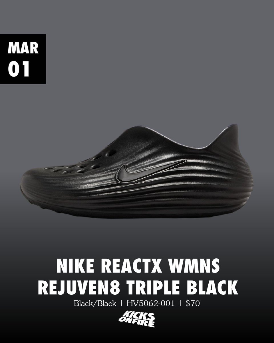 Nike ReactX Rejuven8 WMNS Triple Black 𝗖𝗼𝗹𝗼𝗿𝘄𝗮𝘆: Black