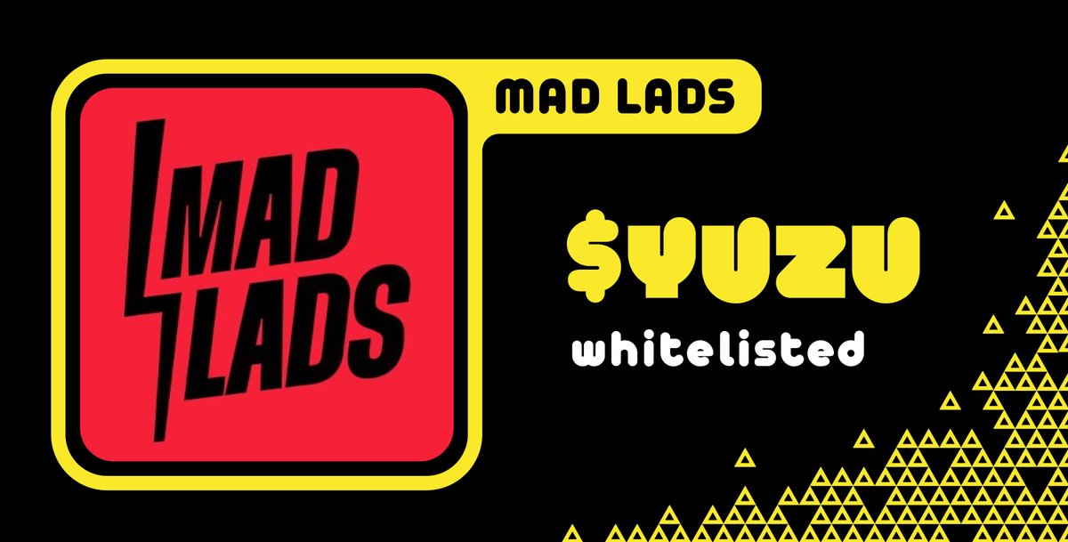 our next collaboration for the upcoming $YUZU launch is with none other than <a href="/MadLads/">Mad Lads</a>

we are honored to have one of the most prominent @Solana NFT communities supporting us 💛