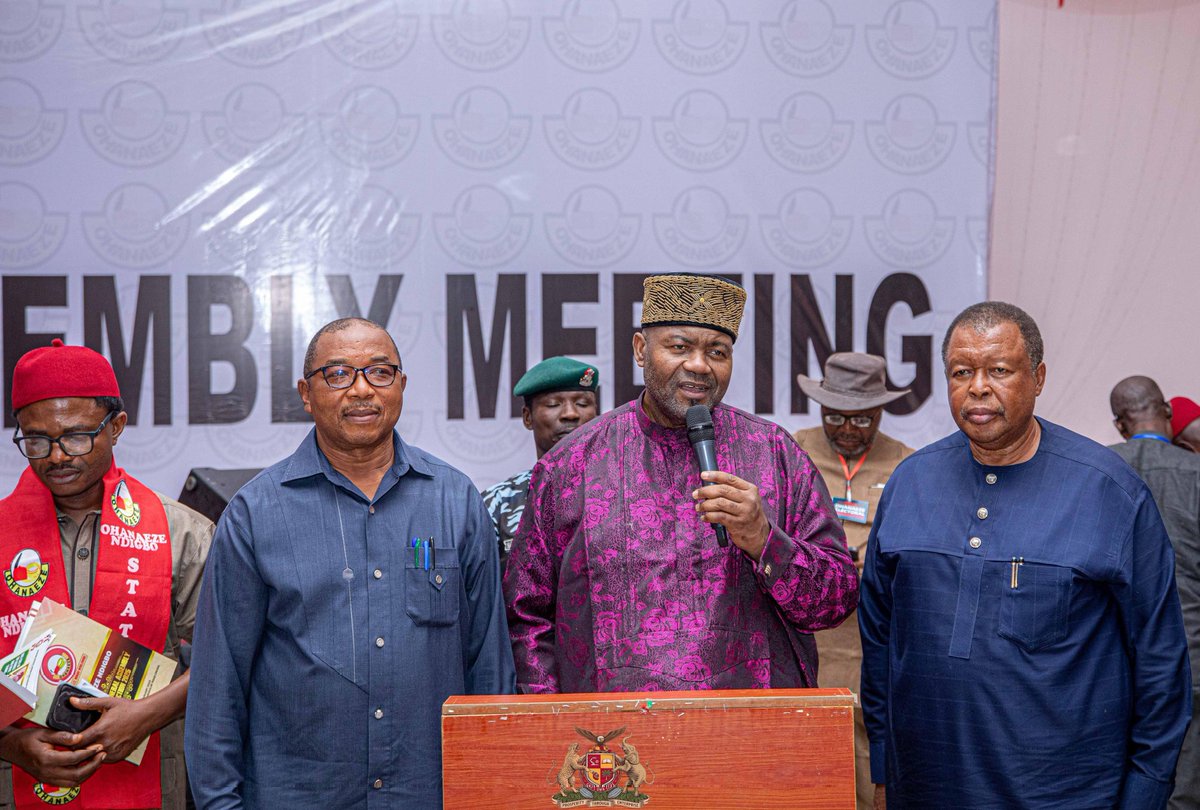 On behalf of my family, and the Obidient movement, I congratulate the Newly Elected President General of Ohanaeze Ndigbo, Senator John Azuta-Mbata; the Deputy President General, Prince Okey Nwadinobi; the Secretary General, Emeka Sibeudu and other newly elected executive members,