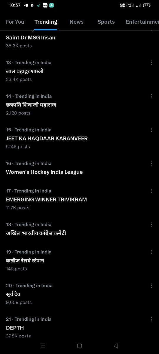 ChetanRK_24's tweet photo. Trending in India 17th position 
EMERGING WINNER TRIVIKRAM https://t.co/jbLP4N3WJI