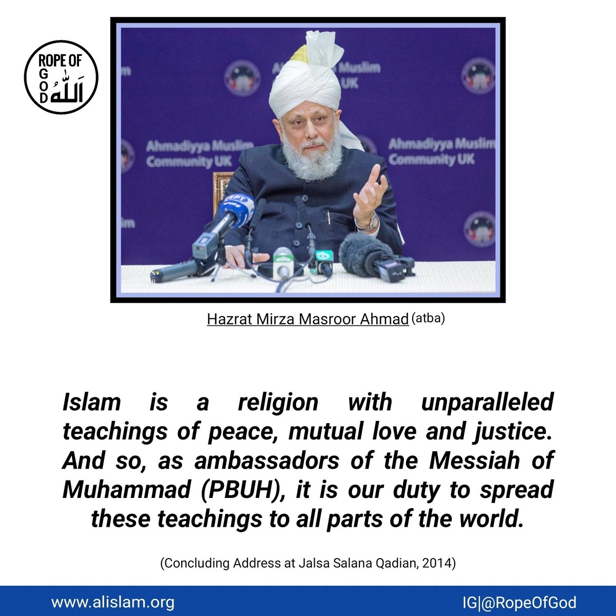 Bhatmurtaza_19's tweet photo. ❤️ Islam is a religion with unparalleled teachings of peace, mutual love and justice. And so, as ambassadors of the Messiah of Muhammad (PBUH), it is our duty to spread these teachings to all parts of the world. 
#PeaceOverWar https://t.co/DGvk3V0IaD