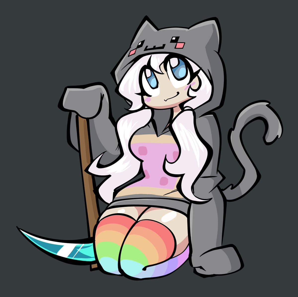 bout to get "lawl ecks dee so randum" up in here

(character based on a mc skin by <a href="/tokaualol/">tokaua 🌸</a>)