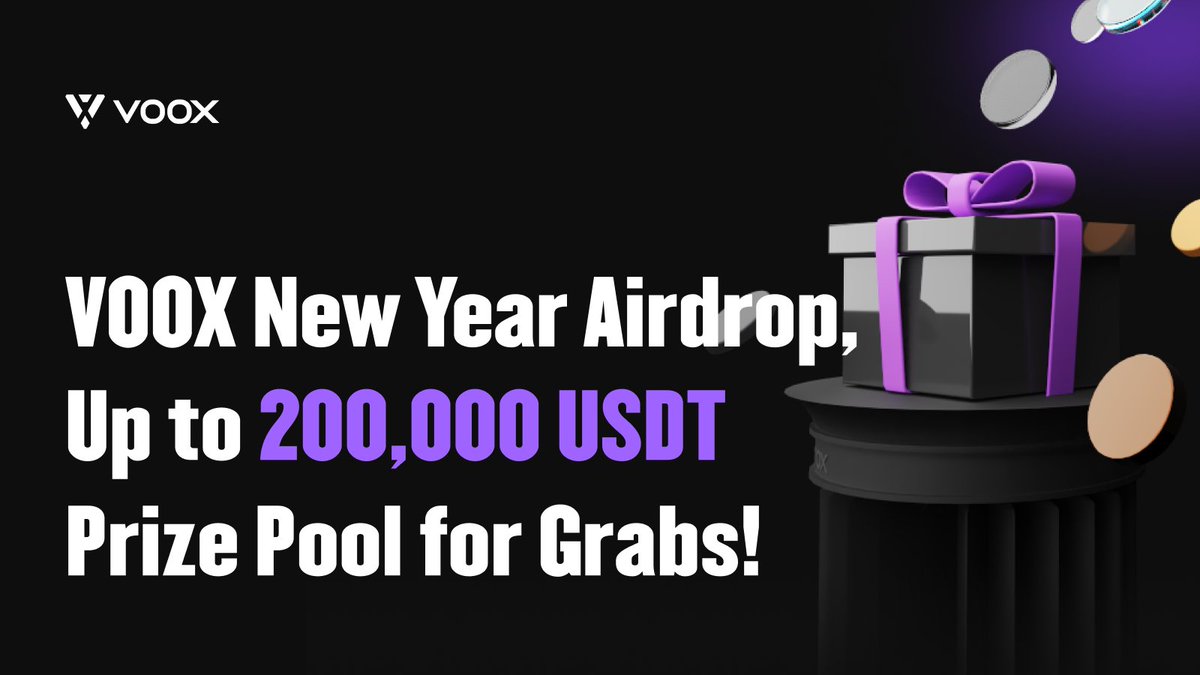 🚨 Lunar New Year Airdrop Alert! 🚨 #VOOX is celebrating the upcoming Lunar  New Year with a limited-time airdrop event! 🎉 💥 Date: January 29, 2025,  12:00:00 (UTC+9) 💥 Total Prize Pool: