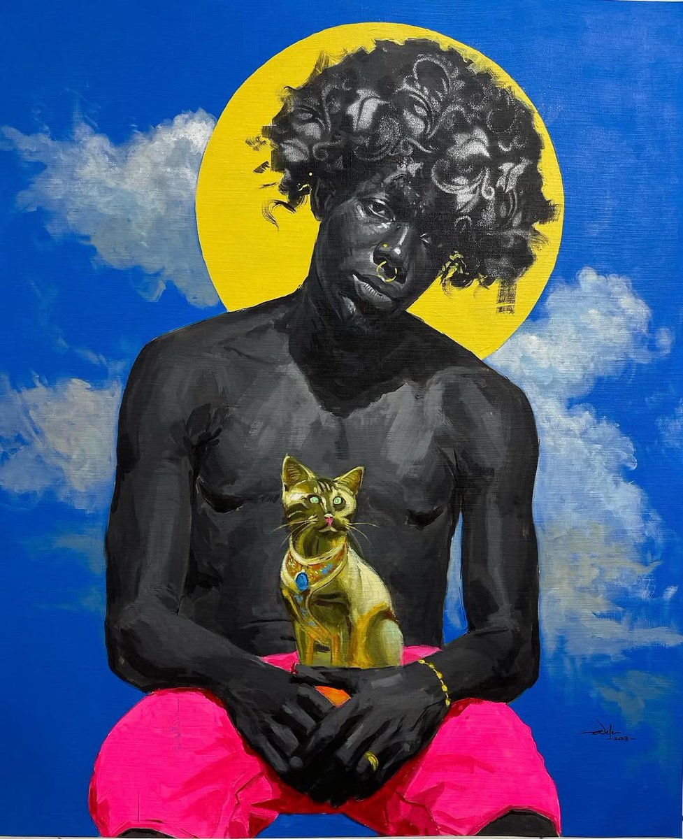 artmonnk's tweet photo. Boy and the Golden Piece’ by @Akindelejohnn

Oil, acrylic and waterproof ink on canvas https://t.co/j3AEANKGMG