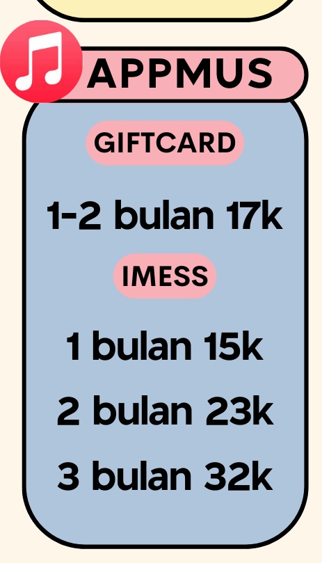 byeL ; jual netflix, canva, spotify tweet media