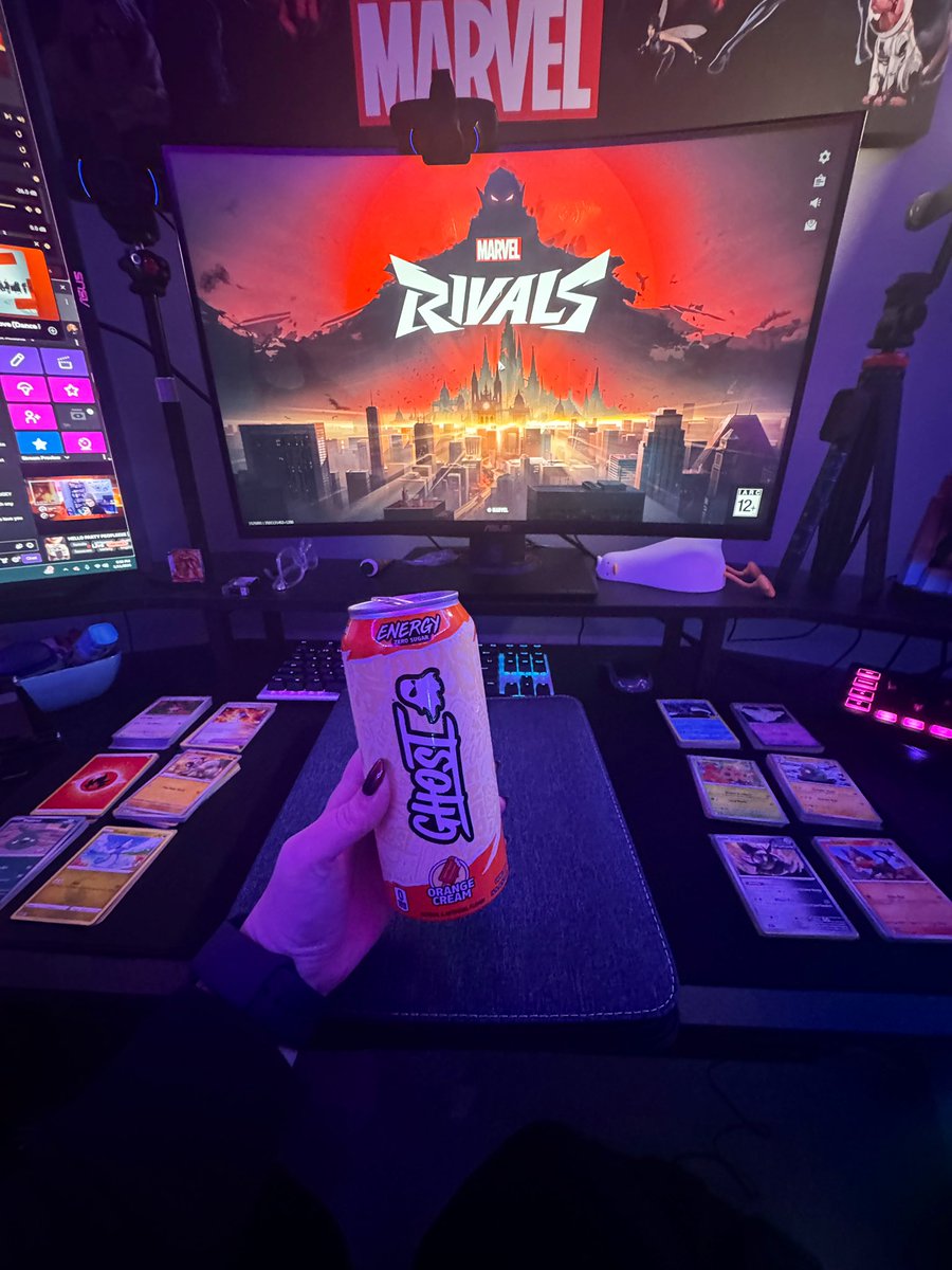 mrspaigeywaigey's tweet photo. @GhostLifestyle fuel for the MVPs tonight🤩

#MarvelRivals #OrangeCream #gaming https://t.co/osgwVLGd2p