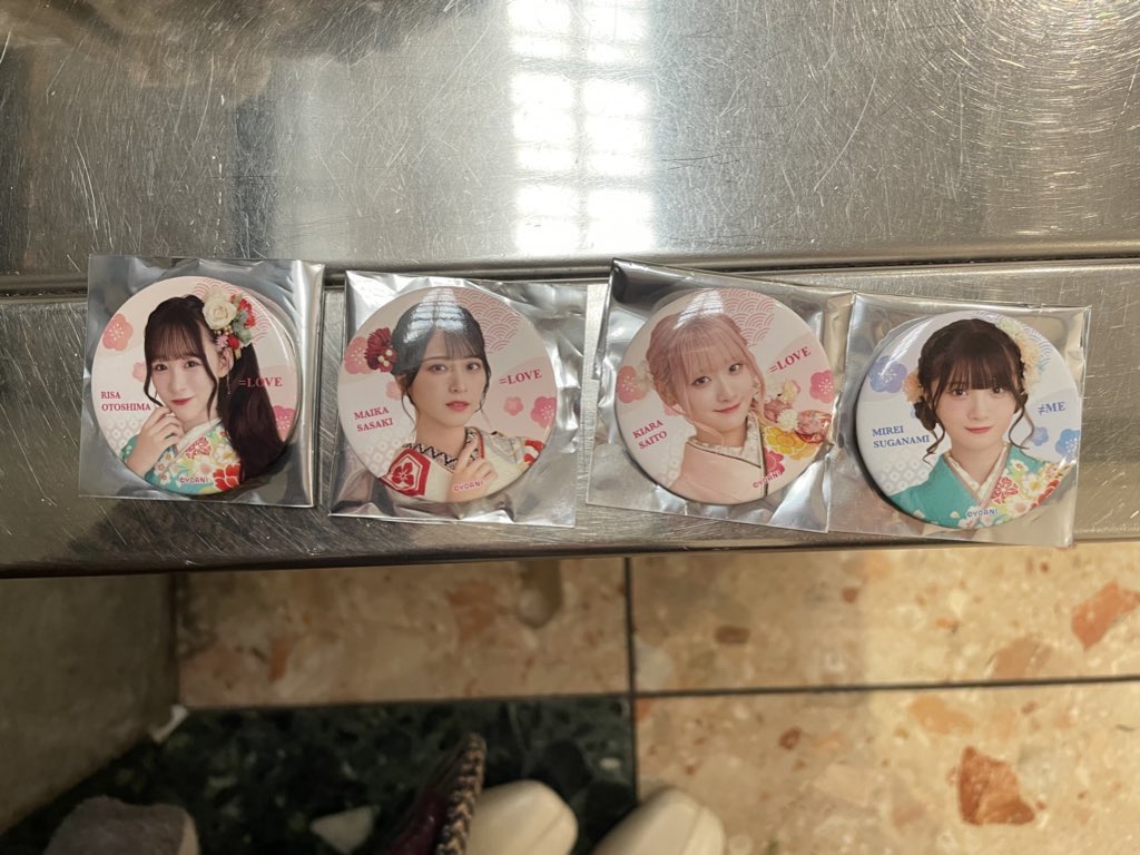 ノイミー　イコラブ　ニアジョイ　トレ　缶バッチ

【譲】佐々木　音嶋　齋藤　菅波

【求】冨田＞蟹沢

本日会場でのトレ希望です。
#ノイミー #イコラブ　#ニアジョイ