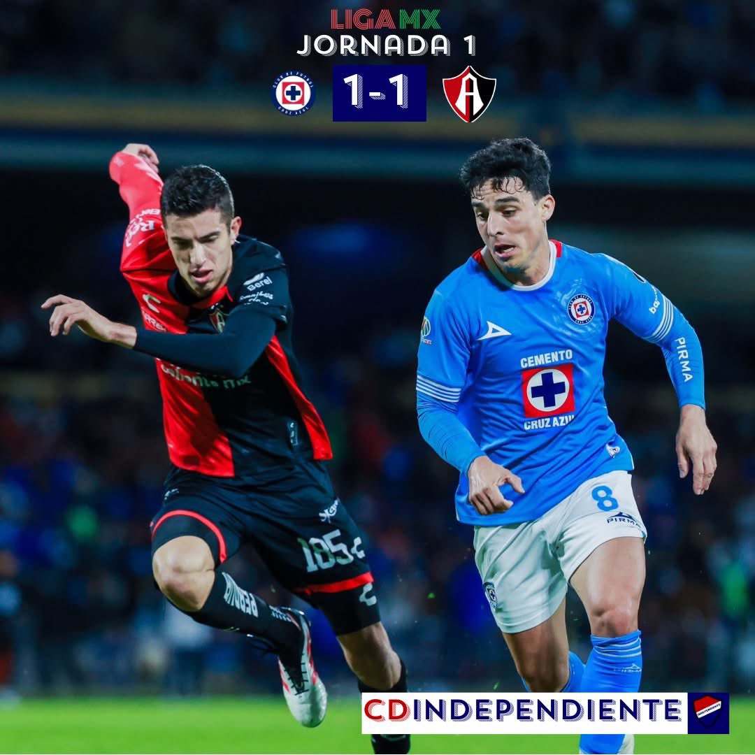 SrStoichkov's tweet photo. #CruzAzul empata de local ante el #Atlas de la Jornada 1 de la #LigaMX #CDIndependiente https://t.co/qHzkbXaOsy