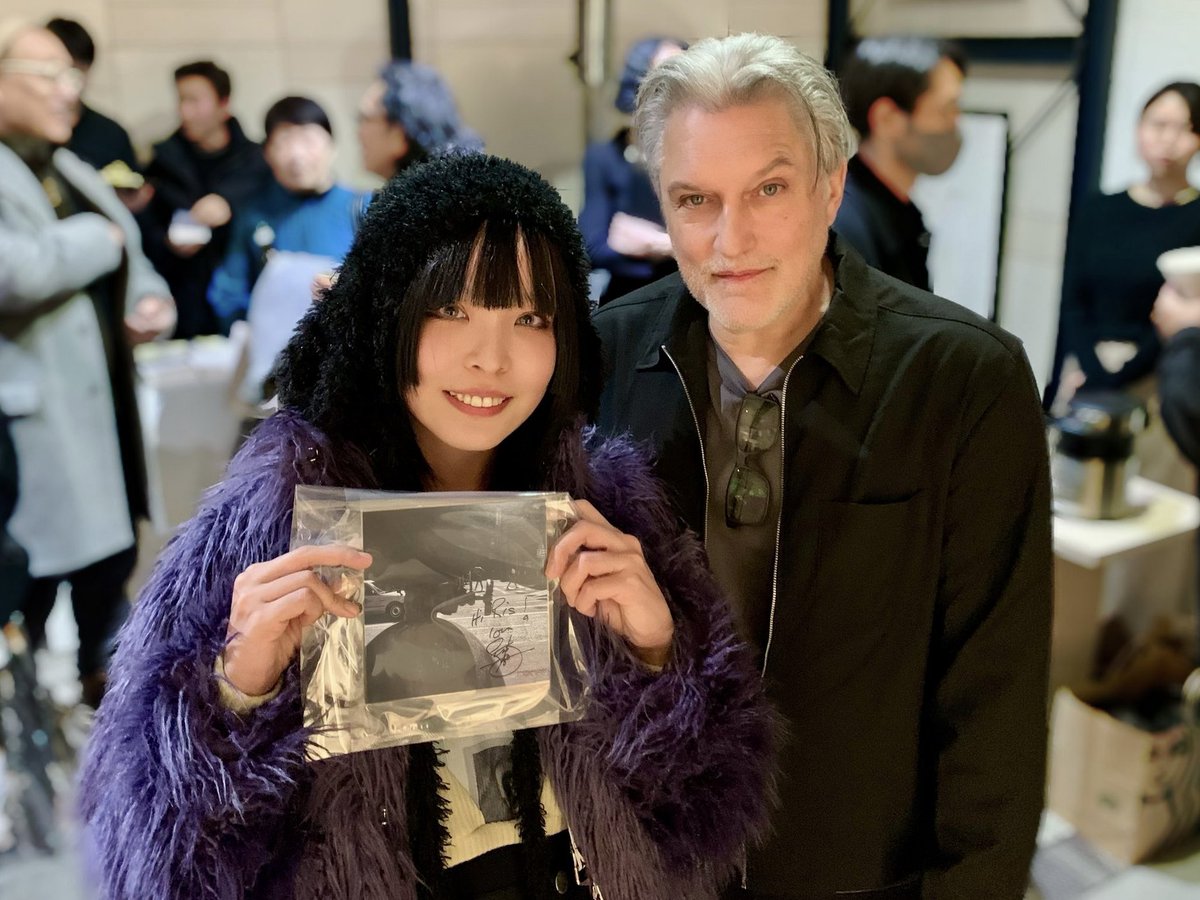 RIS attends the opening reception for Steve Jansen's (<a href="/istevejansen/">Steve Jansen</a>) photo exhibition at New Auction in Jingumae, which runs until January 23. 
"Don't miss the soundscape postcards!"

#SteveJansen #RIS707
newwwauction.com/en/exhibitions…