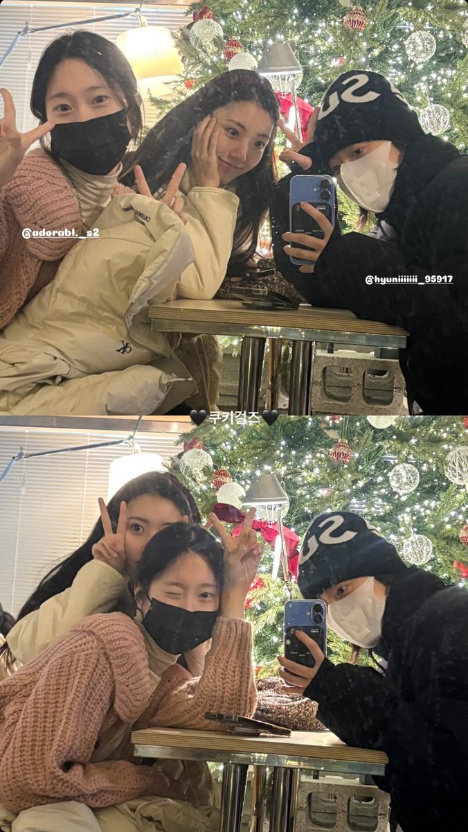 seooeun's tweet photo. the friendship is going strongest. https://t.co/J1jxwhmAjn