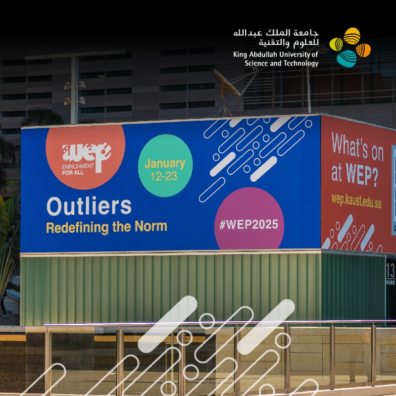 KAUST_News's tweet photo. #WEP2025 kicks off at #KAUST with the theme, "Outliers," discovering the unique and connecting with global innovators. ​

2 weeks of talks, workshops and activities to explore exceptional achievements and trailblazing ideas.