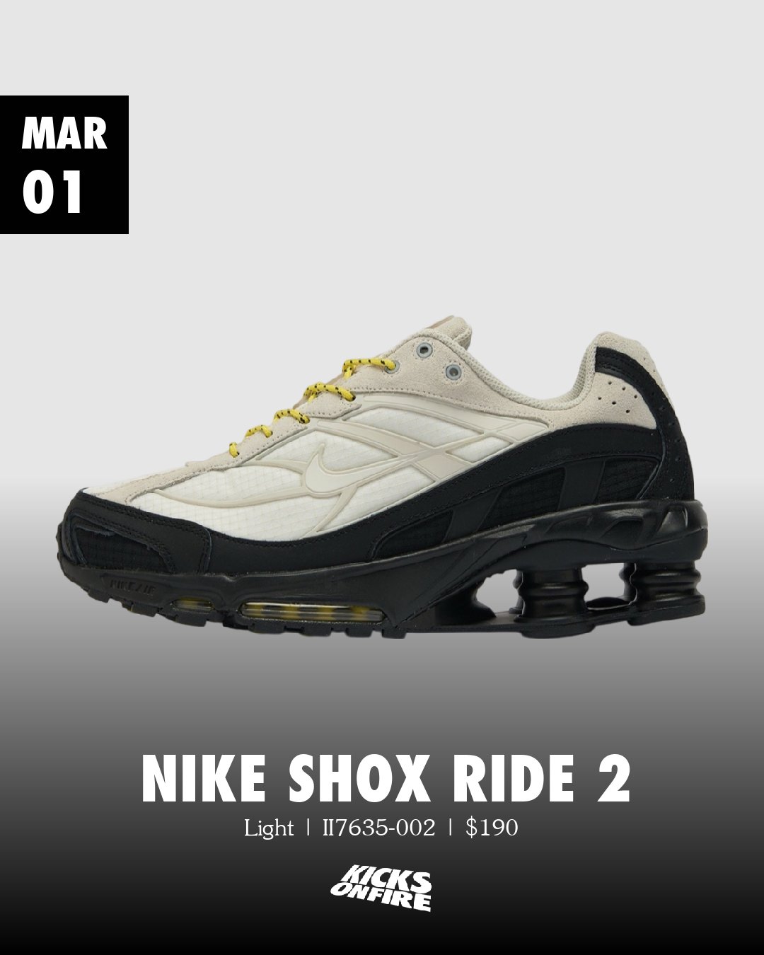 新品 29cmNike Shox Ride 2 Light Bone Nike Shox Ride 2 - Light Bone / Turf Orange / Phantom – Kith