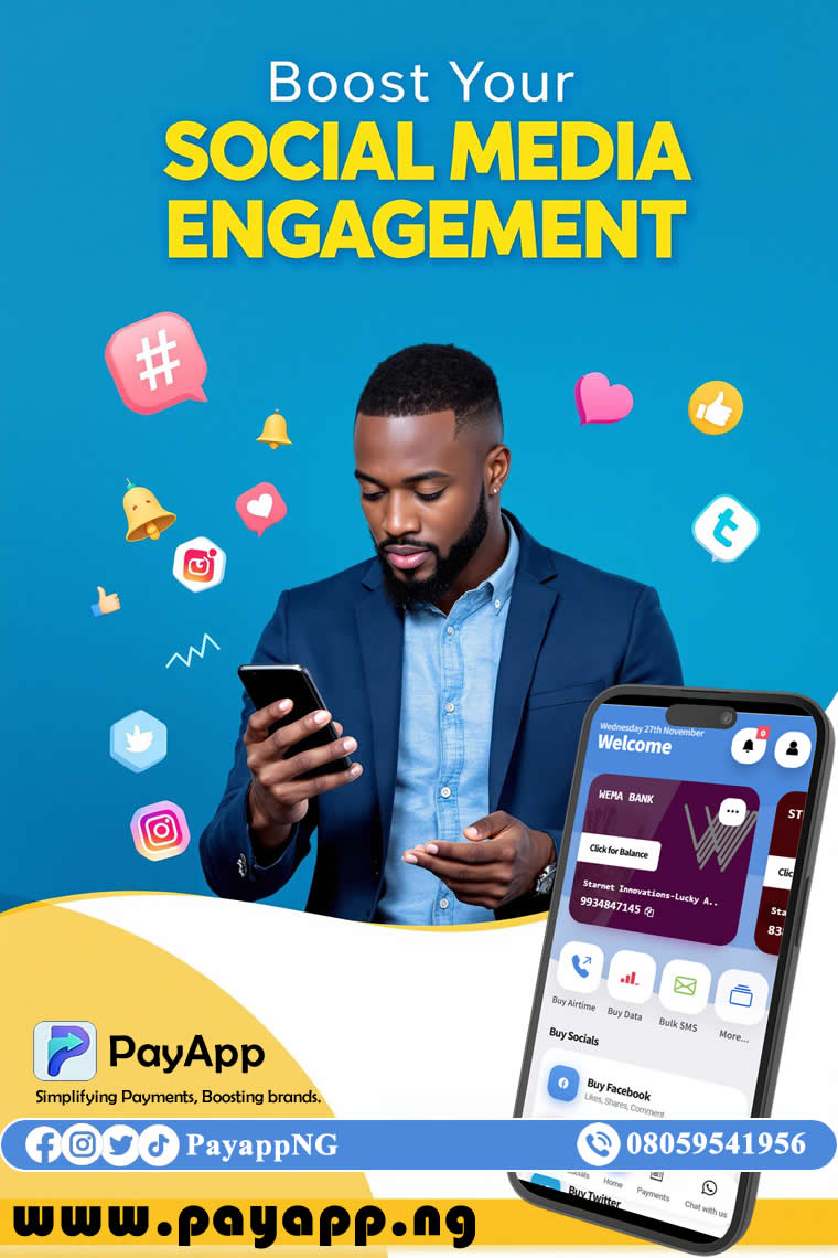 Tired of juggling multiple platforms for payments? 🌀 PayApp lets you handle over 25 services in one place—airtime, electricity, cable TV, JAMB/WAEC pins &amp; more! 🔥 Simplify life with just a few taps. Ready for seamless transactions? Click link below

👉 payapp.ng