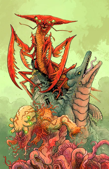  DELUXE ANTHOLOGY LAUNCHES THIS WEDNESDAY, JANUARY 15th, ON ZOOP!  This 180 page collection of kaiju action horror includes every story from the self-published miniseries, PLUS two brand new stories!Follow the link below to be notified when we launch! 