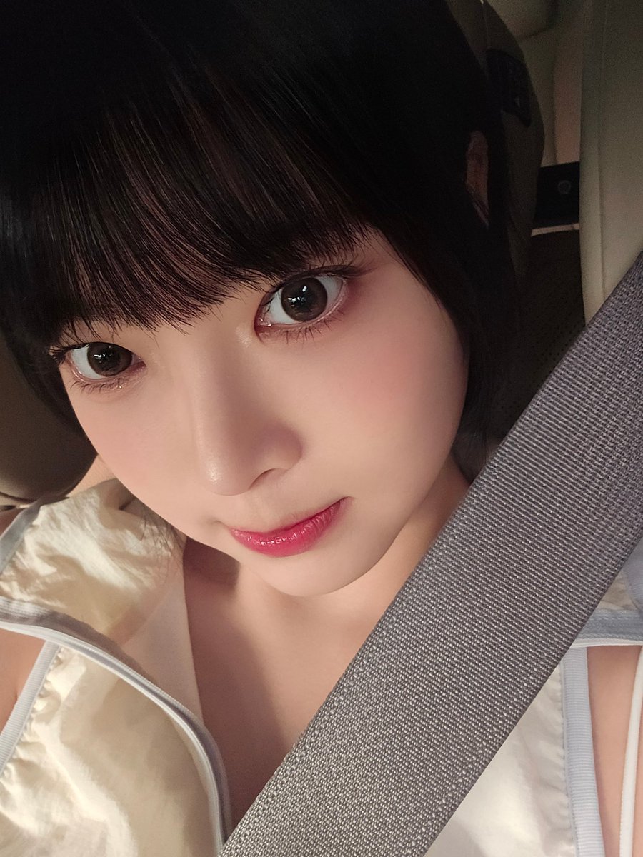 seatbelt on, but the real safety feature? this face! someone call the visual police because this should be illegal! 🫢