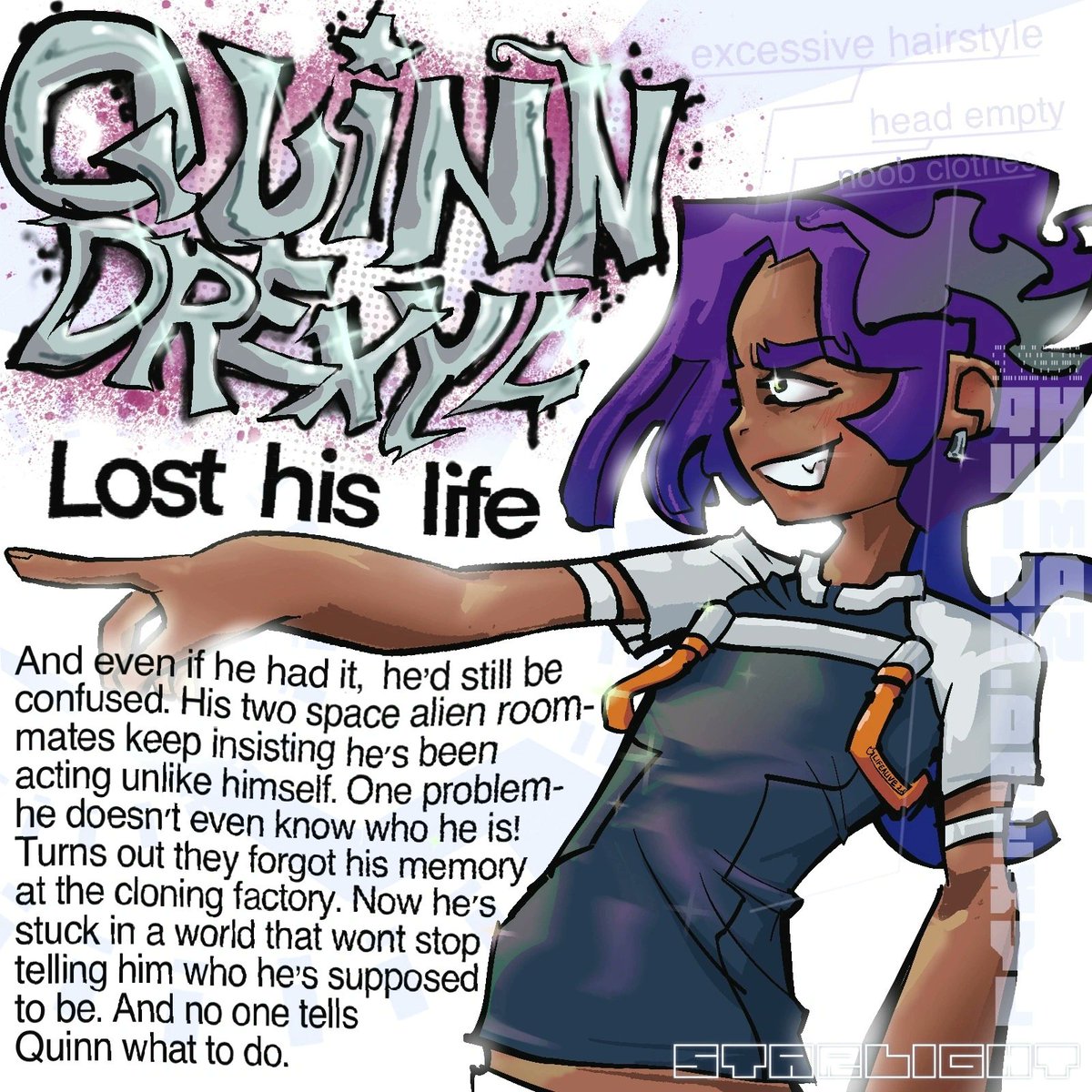 Quinn Drexyl is real and hes your best friend #starlight #digitalart #indieanimation #animation