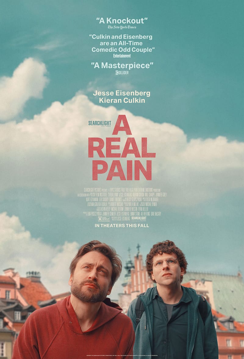 idiot_rahul's tweet photo. This is a depressing film which will take you out of the depression..Could be a Oscar contender for sure.. #RealPain #filmymantra #Oscars2025 https://t.co/C4mrv3GfIU