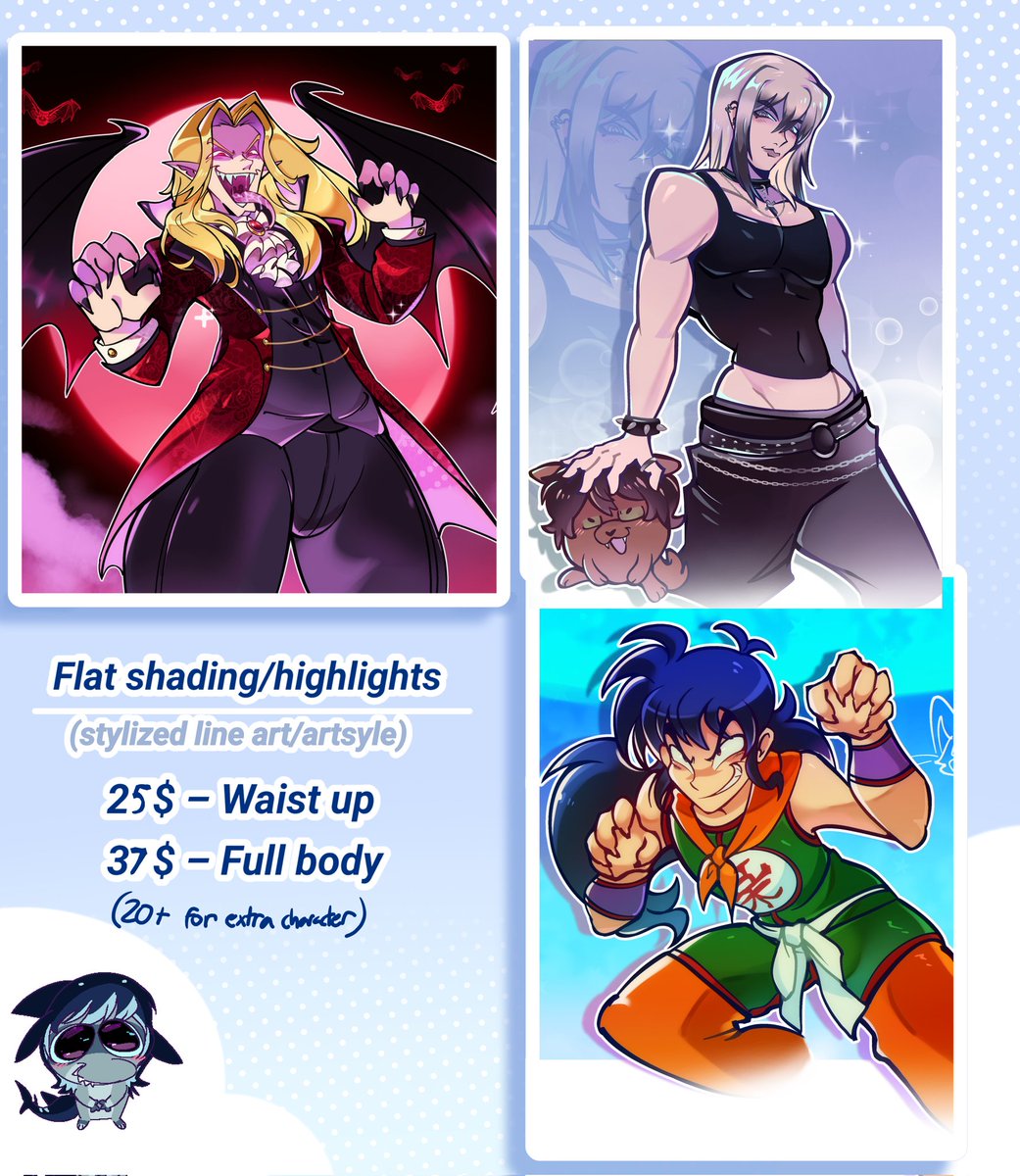 klauzoo's tweet image. COMMISSION PRICES
wanted to post these here in case :) dm me if interested!