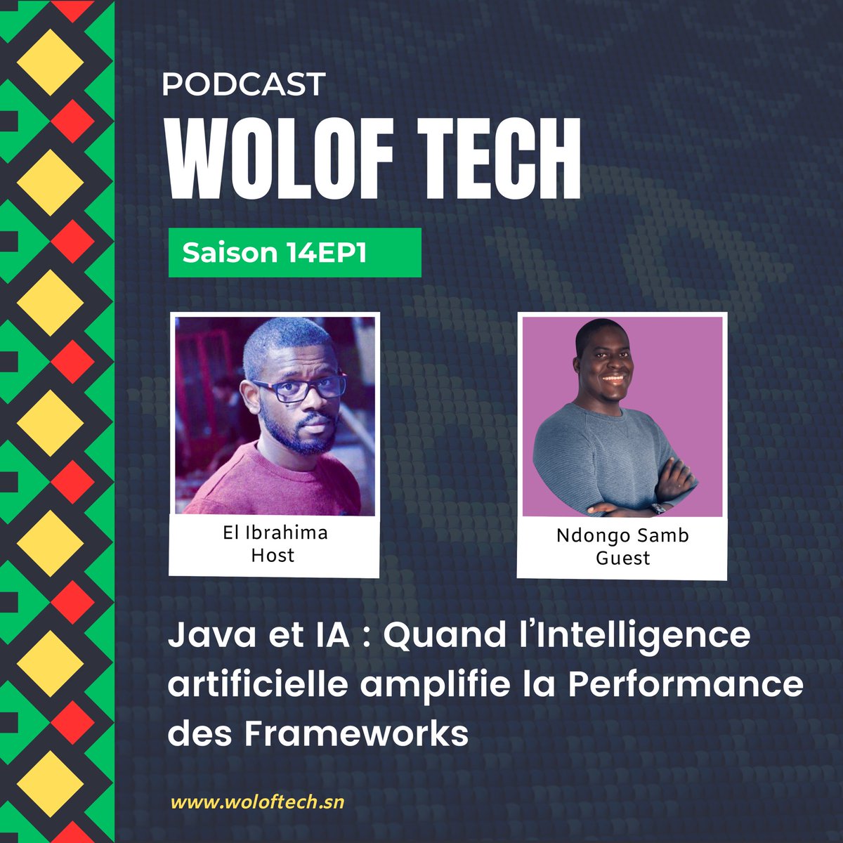 elibdiago's tweet photo. 🚀 Nouvel épisode !
Java & IA : Quand l’intelligence artificielle booste les frameworks !
Invite : @tonux_samb
🔗 https://t.co/m5Hh77pR79
#Java #AI #DevPodcast https://t.co/E8cQBwBuwt