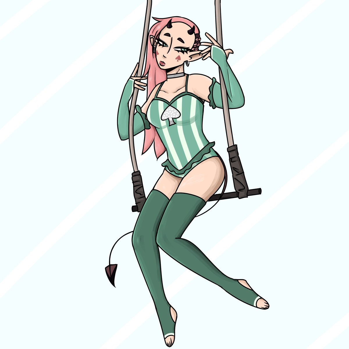 Henmikro's tweet photo. Arielist Angel #art #clown #artist #oc #originalcharacter https://t.co/7eHYDNLzAT