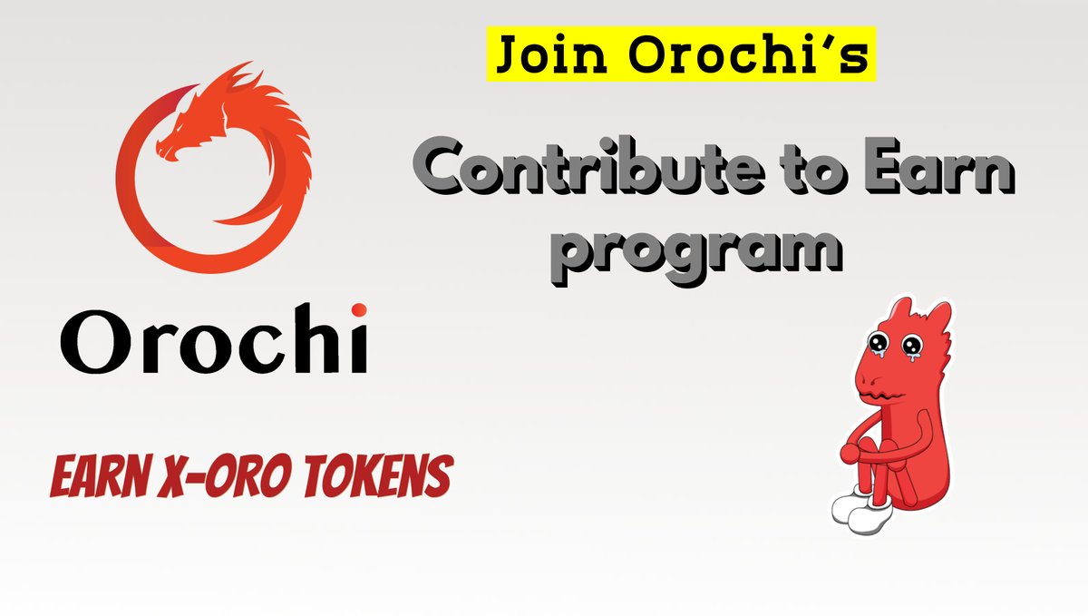 flaxalex57's tweet photo. ๐ Join Orochiโs Contribute to Earn program! ๐ Dive into the zk ecosystem, complete easy tasks and earn X-ORO tokens. ๐ฐ
join us today! https://t.co/Aw7tUBASHy
๐ Let's build the future of blockchain together.
#OrochiNetwork #zkEndgame #XORO #Web3 #Blockchain https://t.co/OOXLRYuErn