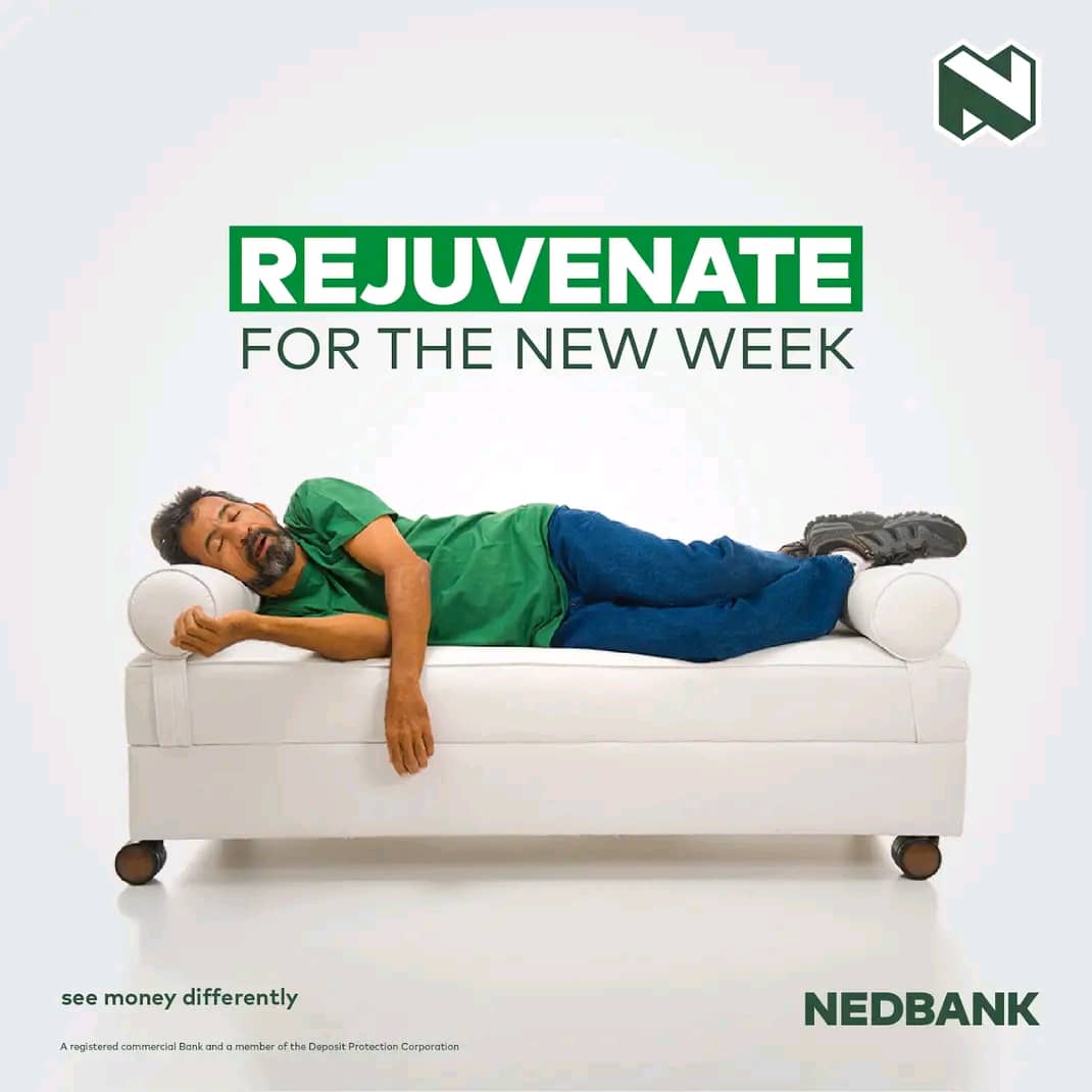 NedbankZimbabwe's tweet image. Selfcare Sundays: Refresh, recharge and refocus. Wishing you a rejuvenating day as you prepare for the week ahead.
#SelfCareSunday
#SundayReflections