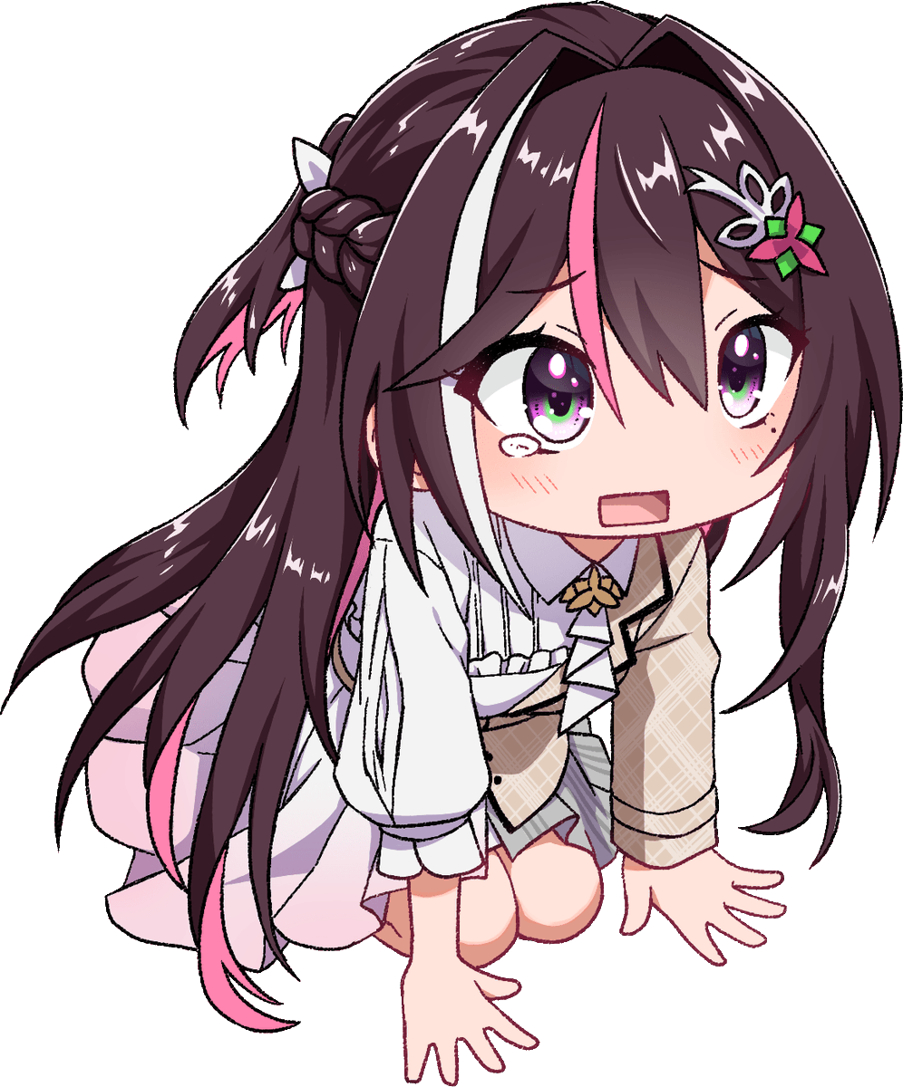 AZKi 「#AZKiART #できたてころね 」|左のイラスト