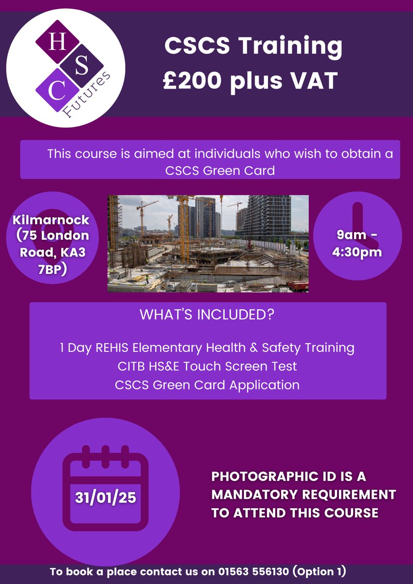 CSCS CARD TRAINING