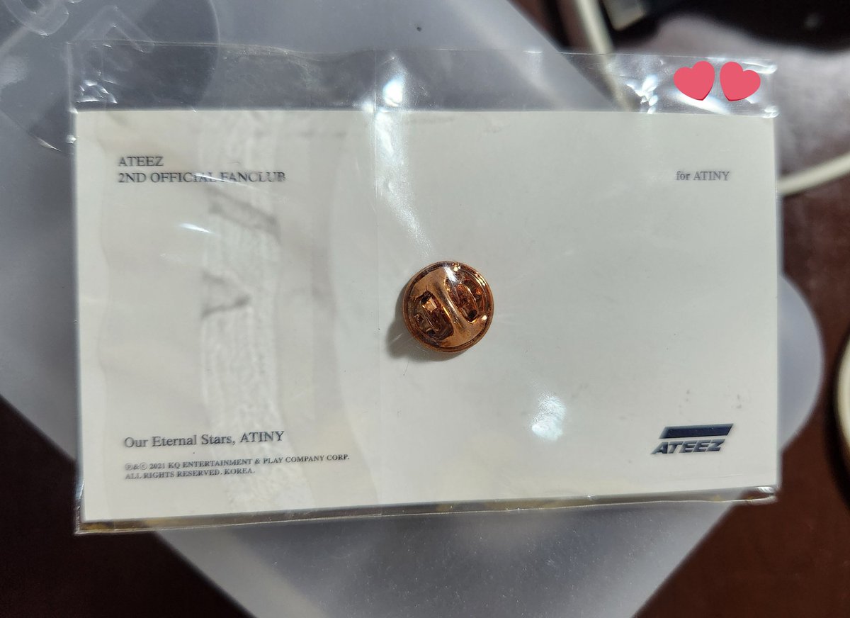 cartnihana's tweet photo. wts lfb ph

ateez 2nd official fanclub logo pin
- onhand
- new, never used
- rfs: decluttering
- 300 + lsf

mop: gcash, seabank, gotyme
mod: lbc, lalamove (weekend ship out only!)

🏷 hongjoong seonghwa mingi yunho san yeosang wooyoung jongho atz

dm to buy https://t.co/7GjcP0c06D