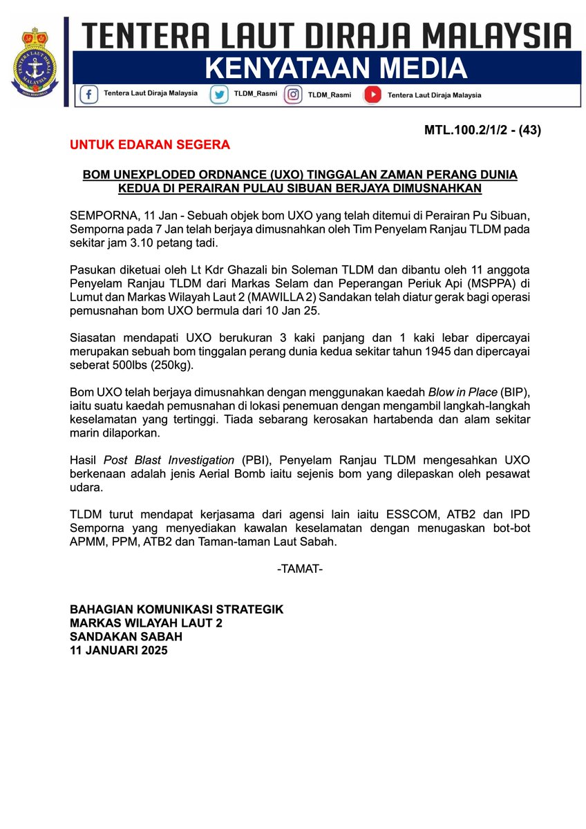 Royal Malaysian Navy tweet media