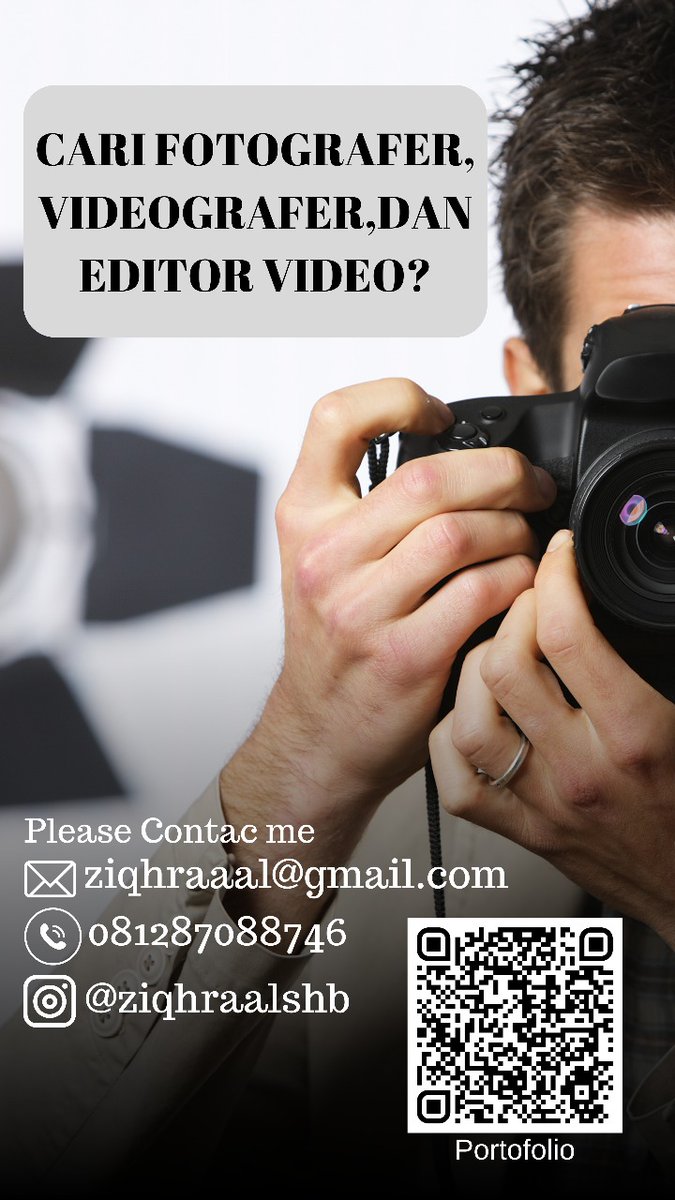 ziqhra1's tweet photo. Butuh kerjaan gw deerrr......
#fotografer #photograph #videografer #videographer https://t.co/cx0HY20X1j
