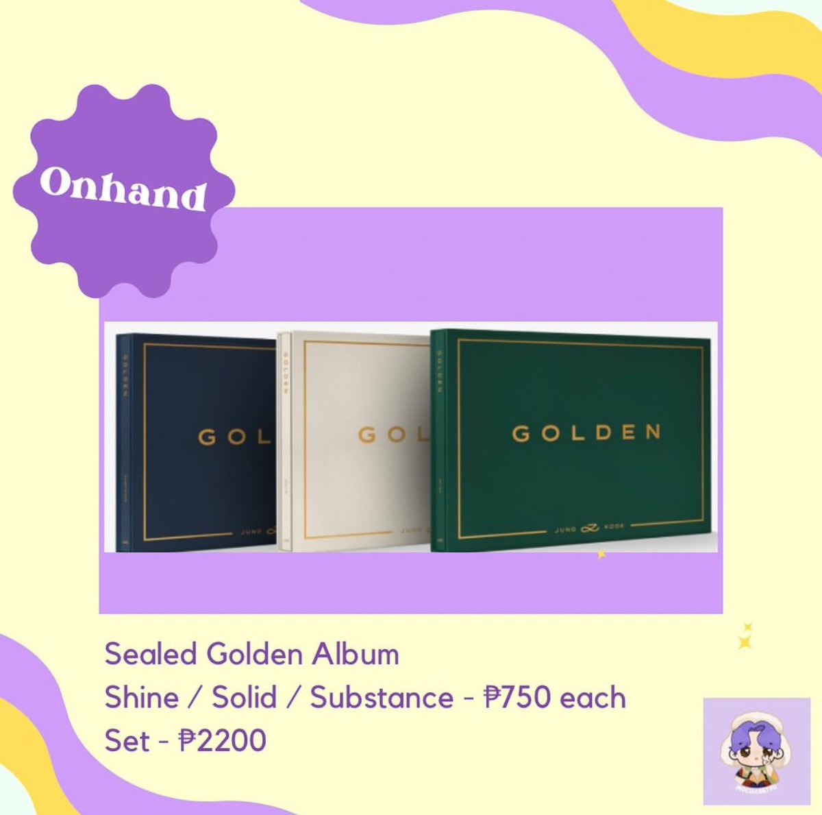 mochicartph's tweet photo. wts lfb bts ph

jungkook golden album sealed

random - ₱750
set - ₱2200

— dm to avail. 🫶 https://t.co/4uVQOR4EQC