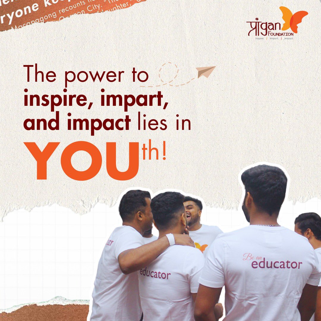 PranganF's tweet photo. Here’s Prangan Foundation with these youthful educators, ready to shape the future of the youth! 🧡

#NationalYouthDay

#PranganFoundation #YouthDay #NationalYouthDay2025 https://t.co/nAJnmwGPpA