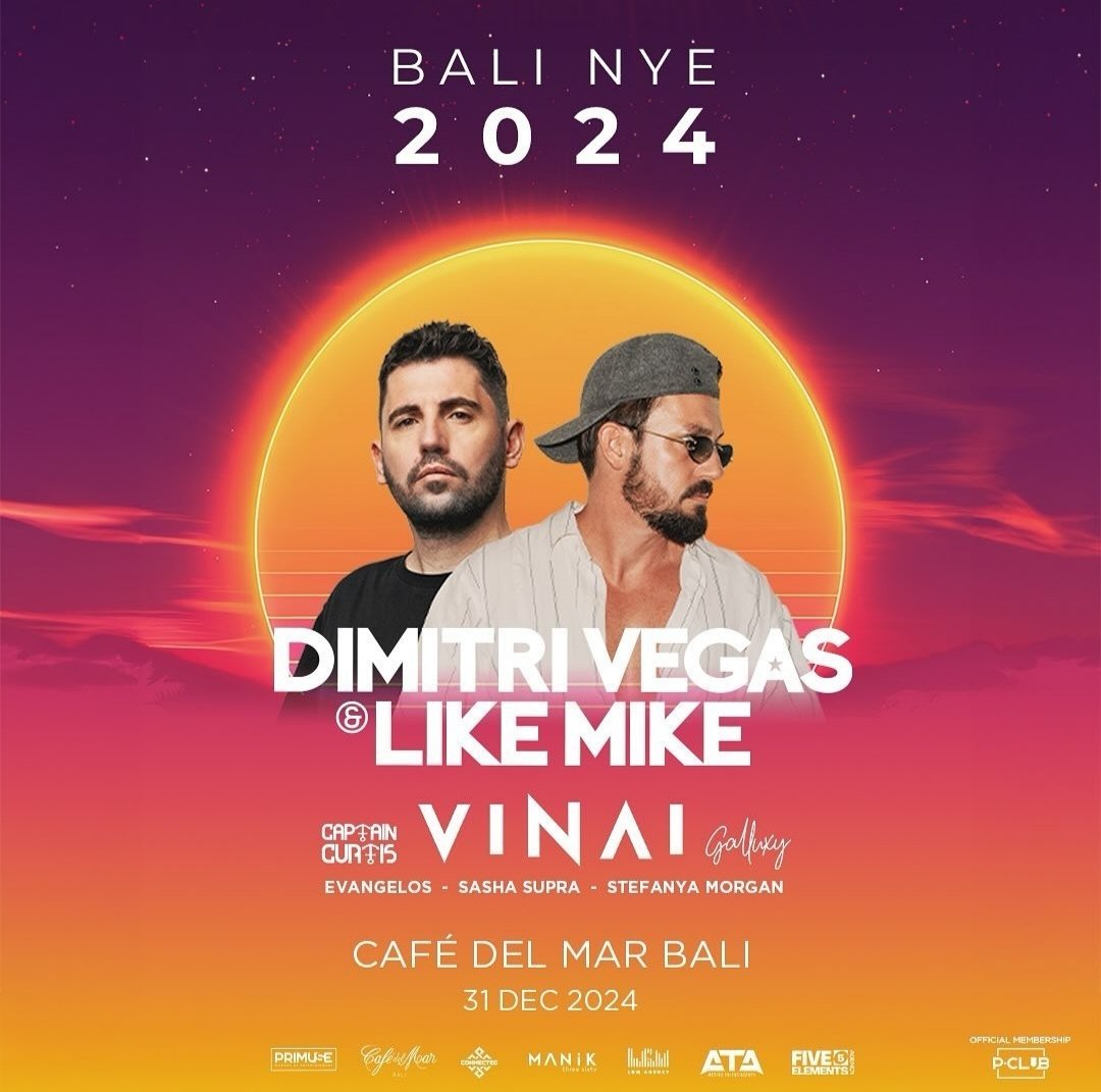 BravoEntCN's tweet photo. New Year's Eve at @cafedelmarbali , brought to you by @primuse_live !
Coming straight from @tomorrowland , dimitrivegas＆likemike fire up the NYE stage with their top-tier performance！ https://t.co/Dx9jYHr9ya