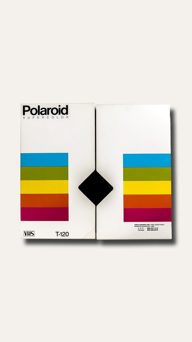 doublevision_s's tweet photo. Found an old @Polaroid  VHS tape and gave it a photoshoot. Have been always wanting to shoot one of these due to their stylish design.

3 of 3 https://t.co/I6KnMY8I0K