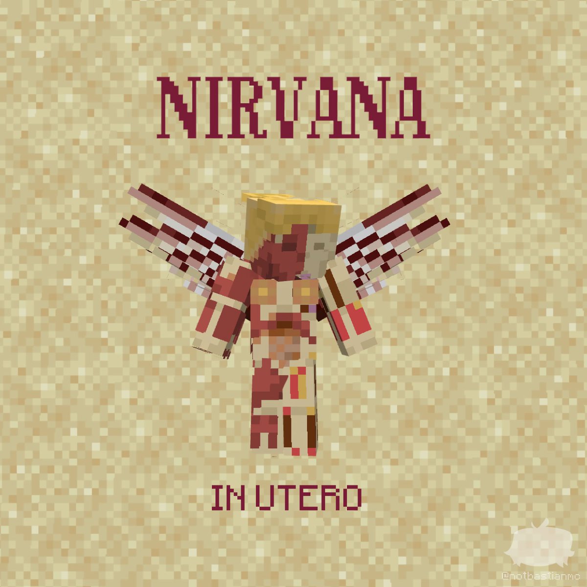 NotBastianMC's tweet photo. Nirvana - In Utero #minecraft #blockbench #blockbench3d #minecrafters #minecraftart #nirvana #nirvanafans #nirvanainutero #inutero #inuteroalbum https://t.co/V9IZTmxrXr