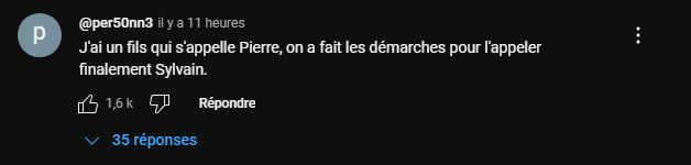 Les commentaires de l'histoire de Vilebrequin